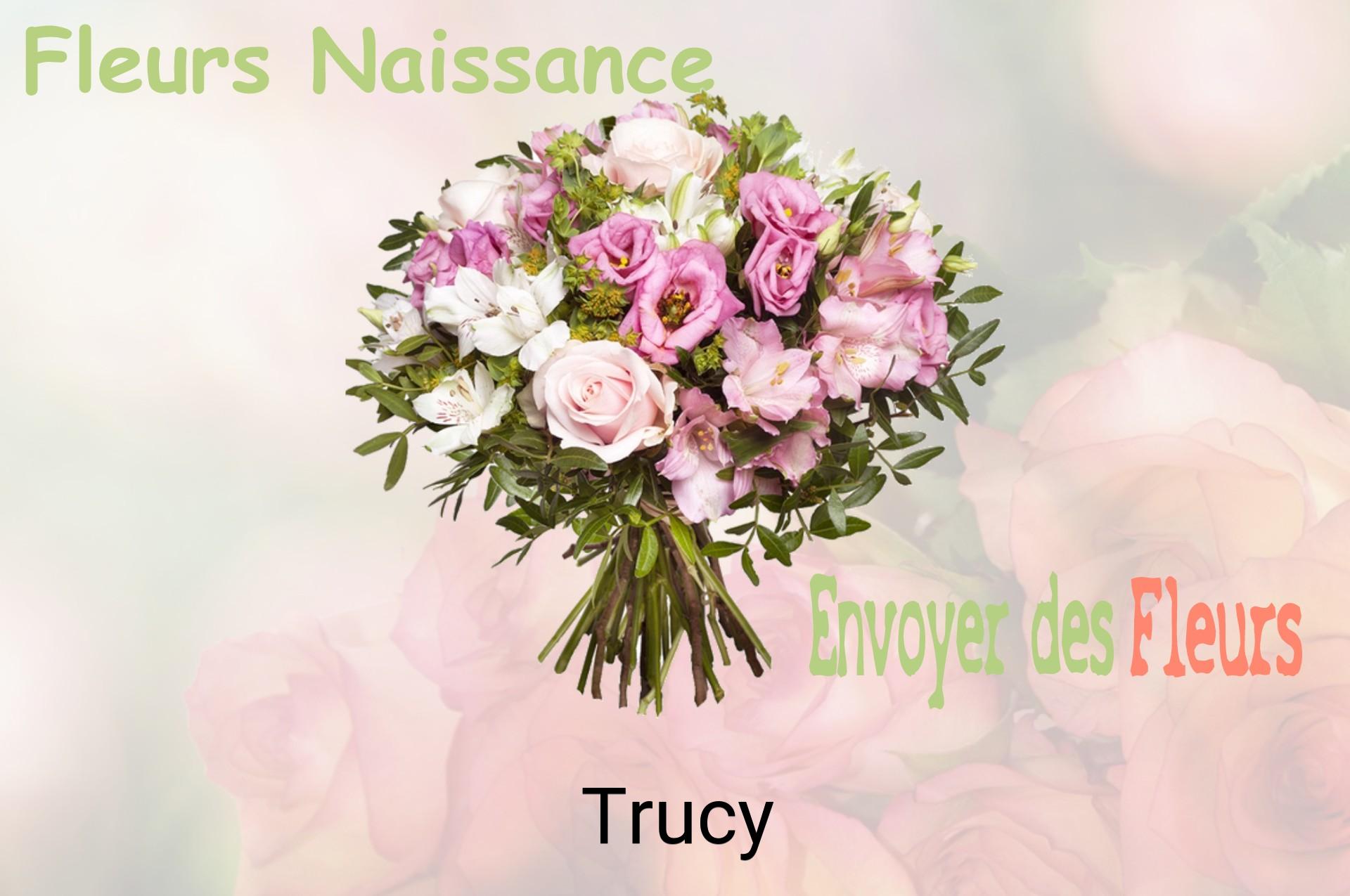 Bouquet de fleurs de naissance livré à Trucy